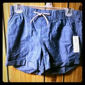 Girls chambray  shorts from old Navy
